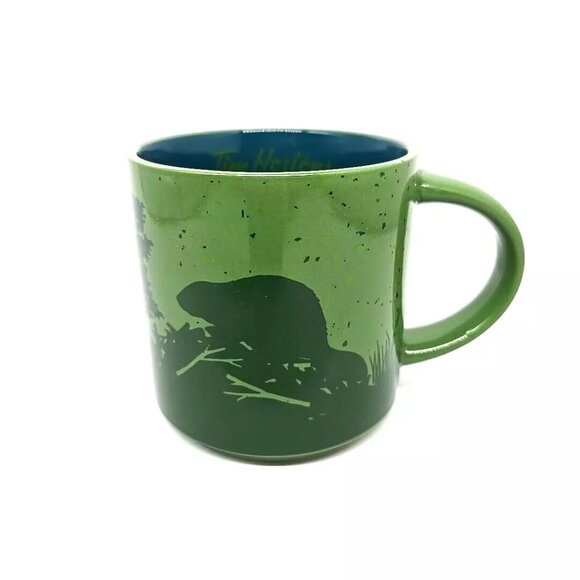 Tim Hortons No 017 Limited Edition Green 2017 "Beaver" Coffee Mug - Picture 1 of 10